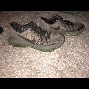 6.5 Y Green and Grey sneakers
